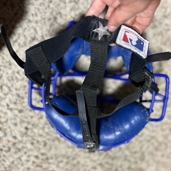 All star FM25 umpire/catcher mask blue - Picture 5 of 5